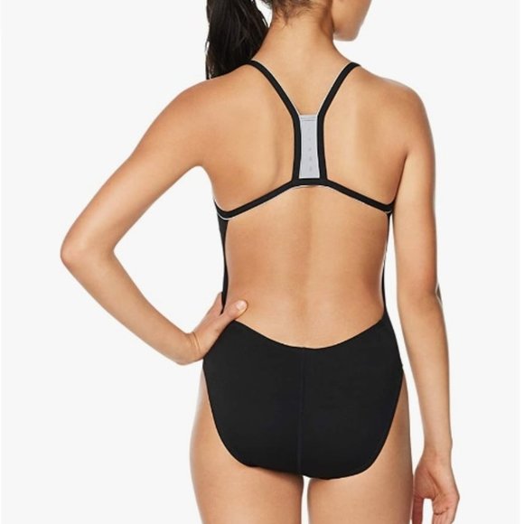 Speedo Solid Speedo® Endurance + Thin Strap, Black, Size 30 - Picture 3 of 7